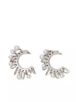 Серьги-кольца PUCCI, серебряный