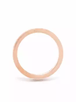 Серьги-кольца с эффектом чеканки MAISON MARGIELA, золотой