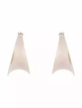 Серьги-кольца с логотипом Saint Laurent, золотистый