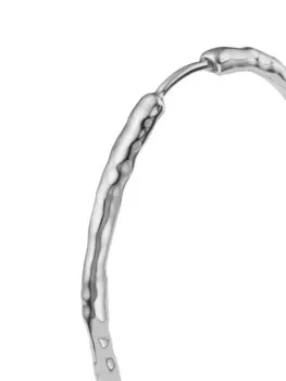 Серьги-кольца Siren Muse Monica Vinader, серебряный