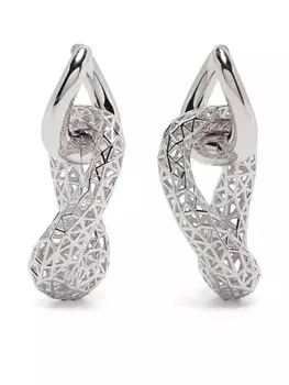 Серьги-кольца Tom Wood Maze, серебряный