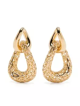 Серьги-кольца Tom Wood Maze, золотой