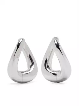 Серьги-кольца Tom Wood Twist, серебряный