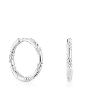 Серьги-кольца Tous Twisted, 12 мм, серебро