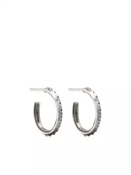 Серьги-кольца WERKSTATT:MNCHEN, серебряный