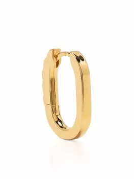 Серьги-кольца Woods Huggie Maria Black, золотой