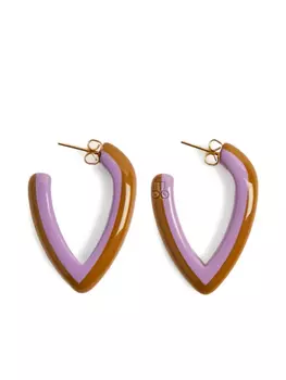 Серьги La DoubleJ mini Dew, фиолетовый