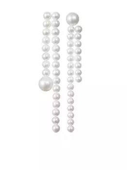 Серьги La Valse из переработанного желтого золота с жемчугом Sophie Bille Brahe, золотой