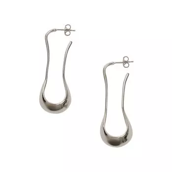 Серьги Lemaire Short Drop Earrings, серебряный