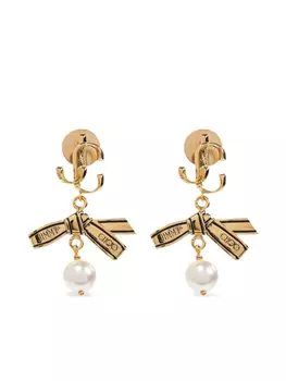 Серьги-ленты Jimmy Choo, золотой