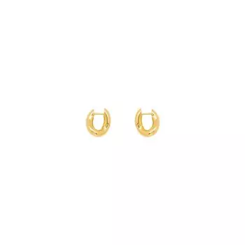 Серьги Loop XXS BALENCIAGA, золотой
