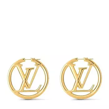 Серьги Louise Pearls Louis Vuitton, золотой