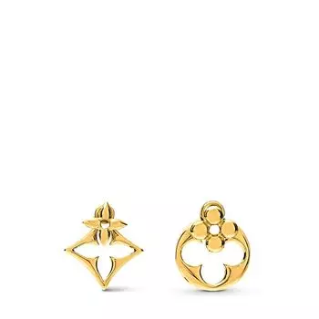Серьги LV Flowergram Louis Vuitton, золотой
