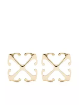 Серьги Mini Arrow Off-White, золотой