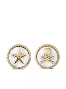 Серьги Mini с логотипом Philipp Plein, золотой