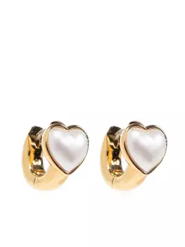 Серьги-обнимашки Kate Spade Keep Sparkling Heart, золотой