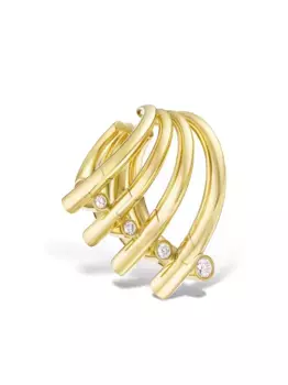 Серьги Oera из желтого золота с бриллиантами Tabayer, золотой