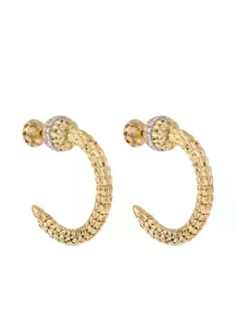 Серьги Ophidia из желтого золота с бриллиантами Officina Bernardi, золотой