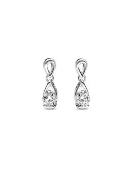 Серьги Pandora Infinite Sterling Silver Lab-grown Diamond Drop Earrings, стерлинговое серебро