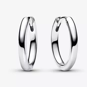 Серьги Pandora Moments 18 mm Charm, серебро