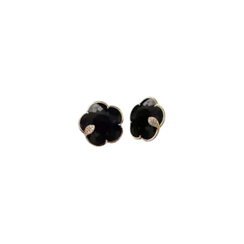 Серьги Pasquale Bruni Ton joli из розового золота с ониксом и бриллиантами