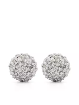 Серьги Pav Dome Eddie Borgo, серебряный