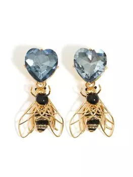 Серьги пчелы Bimba y Lola, черный