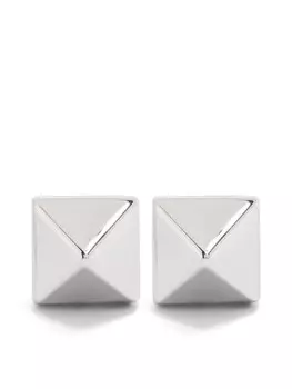 Серьги-пирамидки Eddie Borgo, серебряный