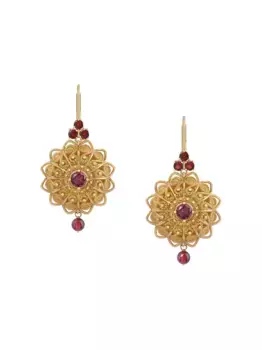 Серьги Pizzo из желтого золота DOLCE & GABBANA, золотой