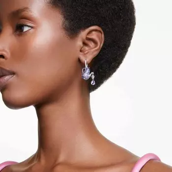 Серьги-Подвески «Алиса в стране чудес» Swarovski