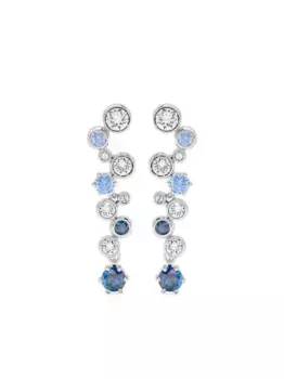 Серьги-подвески Constella Swarovski, серебяный