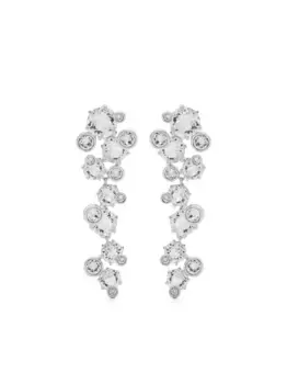 Серьги-подвески Constella Swarovski, серебяный