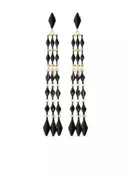 Серьги-подвески ISABEL MARANT, черный