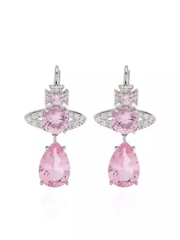 Серьги-подвески Ismene с декором Orb Vivienne Westwood, серебряный