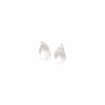 Серьги-Подвески из розового золота 18 карат, белого перламутра и горного хрусталя. Vhernier