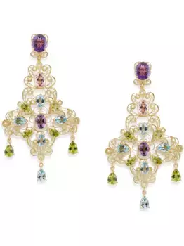 Серьги-подвески из желтого золота DOLCE & GABBANA, золотой