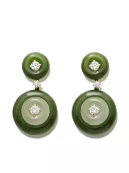 Серьги-подвески из желтого золота с бриллиантами Fernando Jorge, золотой