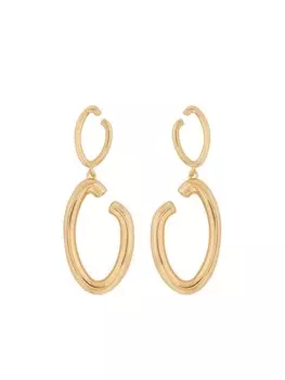 Серьги-подвески Oscar de la Renta, золотой