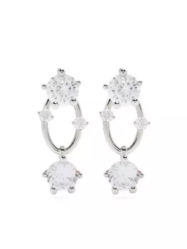 Серьги-подвески Panconesi, серебряный