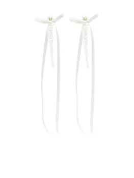 Серьги-подвески с бусинами Simone Rocha, белый