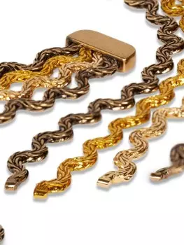 Серьги-подвески с геометрическим принтом ETRO, коричневый