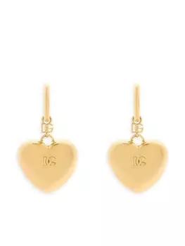 Серьги-подвески с логотипом DG Dolce & Gabbana, золотой