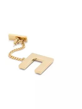 Серьги-подвески с логотипом Elisabetta Franchi, золотой
