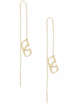 Серьги-подвески с логотипом VLogo Valentino Garavani, золотой