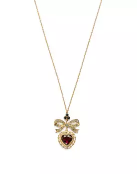 Серьги-подвески Saint из желтого золота DOLCE & GABBANA, золотой