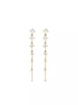 Серьги-подвески Sequence из желтого золота с бриллиантами Fernando Jorge, золотой