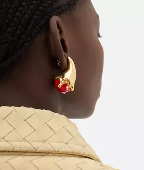 Серьги-подвески среднего размера Bottega Veneta