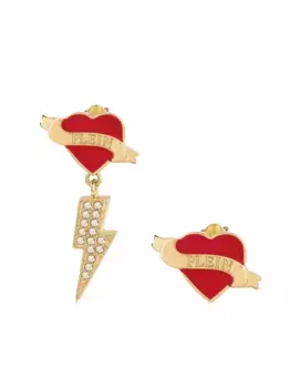 Серьги-подвески Valentine Philipp Plein, золотой