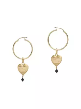 Серьги-подвески в форме сердца DOLCE & GABBANA, золотой