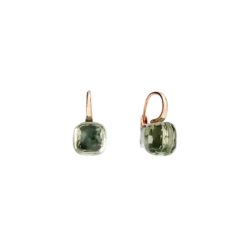 Серьги Pomellato Nudo из золота с празиолитом